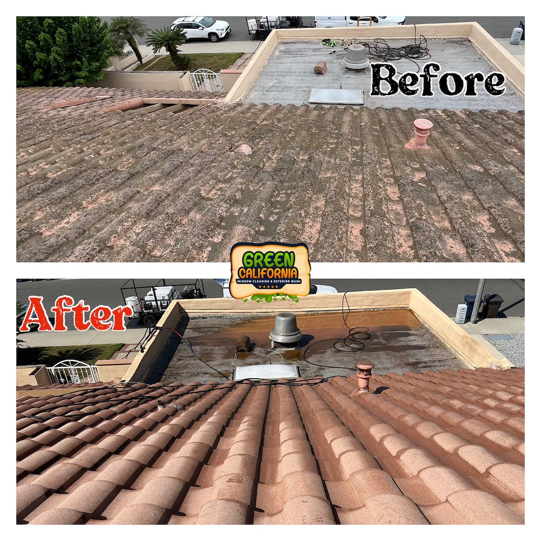 Best Roof Washing & Mold, Moss, Algae, Debris Removal Service Performed In the City of Newport Beach,92660,California. Thumbnail